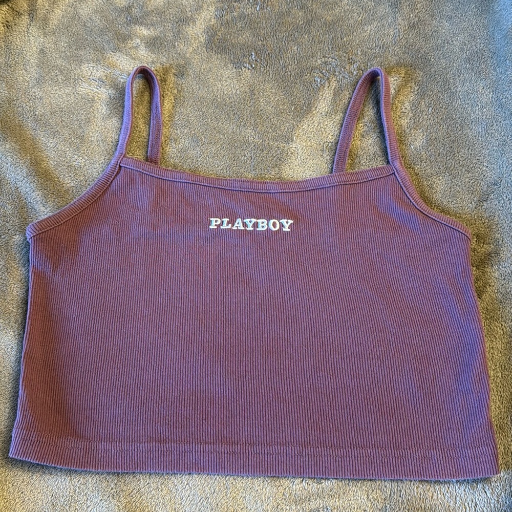 Playboy Crop Tank Top